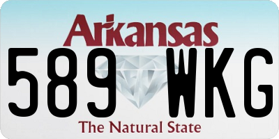 AR license plate 589WKG