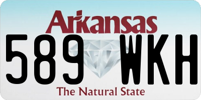 AR license plate 589WKH