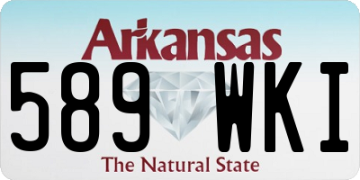 AR license plate 589WKI