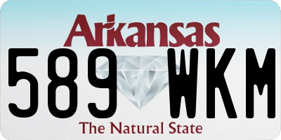 AR license plate 589WKM