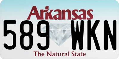 AR license plate 589WKN
