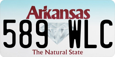 AR license plate 589WLC