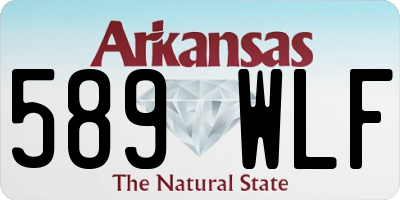 AR license plate 589WLF