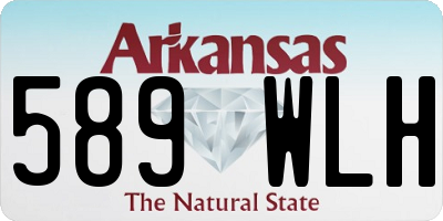 AR license plate 589WLH