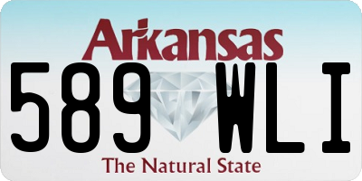 AR license plate 589WLI