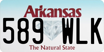 AR license plate 589WLK