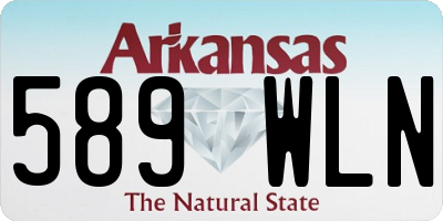 AR license plate 589WLN