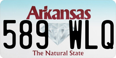 AR license plate 589WLQ