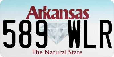 AR license plate 589WLR