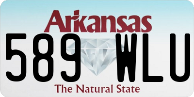 AR license plate 589WLU