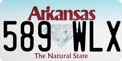 AR license plate 589WLX