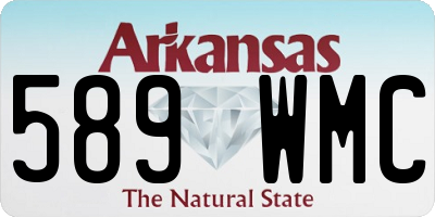 AR license plate 589WMC