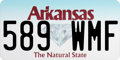 AR license plate 589WMF