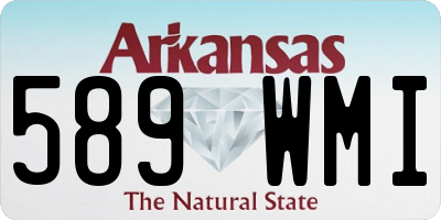 AR license plate 589WMI