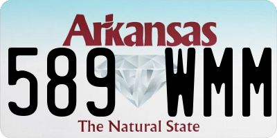 AR license plate 589WMM