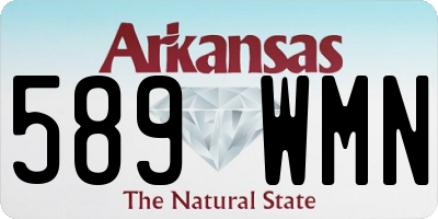 AR license plate 589WMN