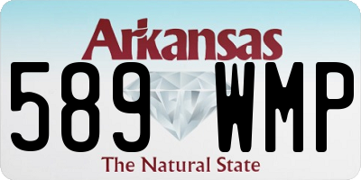 AR license plate 589WMP
