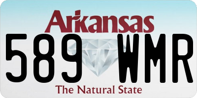 AR license plate 589WMR