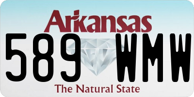AR license plate 589WMW