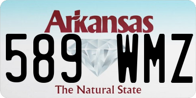 AR license plate 589WMZ