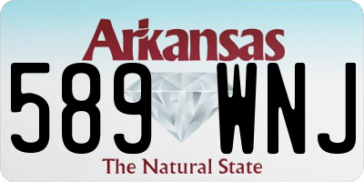 AR license plate 589WNJ