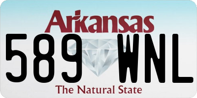 AR license plate 589WNL