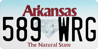 AR license plate 589WRG