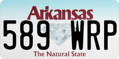 AR license plate 589WRP