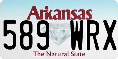 AR license plate 589WRX