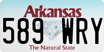 AR license plate 589WRY