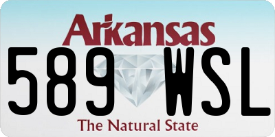 AR license plate 589WSL