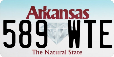 AR license plate 589WTE