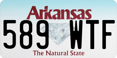 AR license plate 589WTF