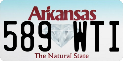 AR license plate 589WTI
