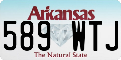 AR license plate 589WTJ