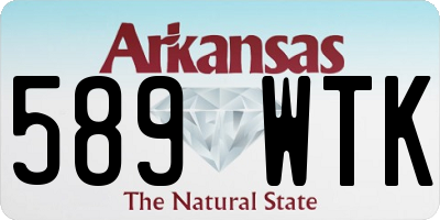 AR license plate 589WTK