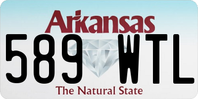 AR license plate 589WTL