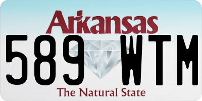 AR license plate 589WTM