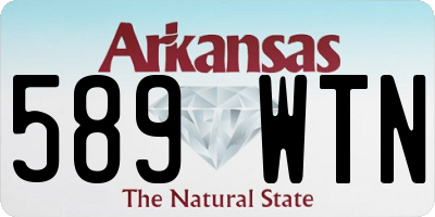 AR license plate 589WTN