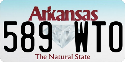 AR license plate 589WTO