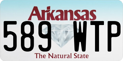 AR license plate 589WTP
