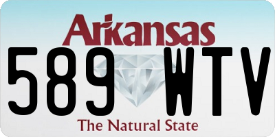 AR license plate 589WTV