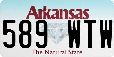 AR license plate 589WTW