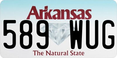 AR license plate 589WUG