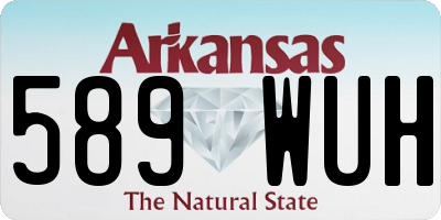 AR license plate 589WUH