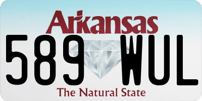 AR license plate 589WUL