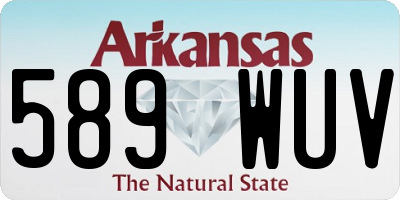AR license plate 589WUV