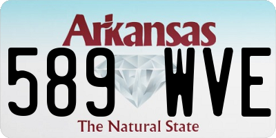 AR license plate 589WVE