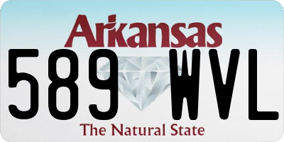 AR license plate 589WVL