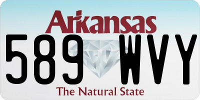 AR license plate 589WVY